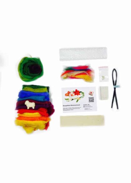 Filzblumen & Schmuck Filzset – Filzpackerl