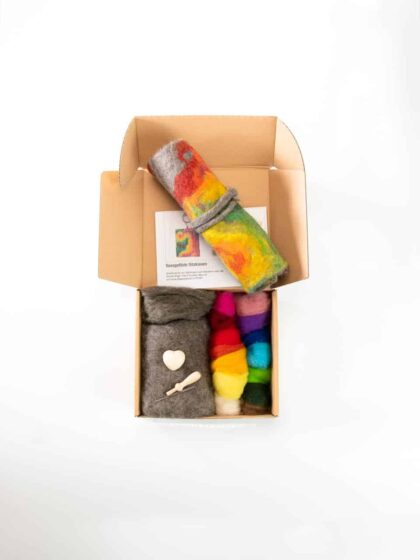 Wander-Sitzkissen Filzset – Filzpackerl
