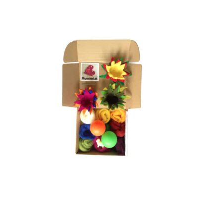 Lotusblüten & Filzblumen Filzset – Filzpackerl