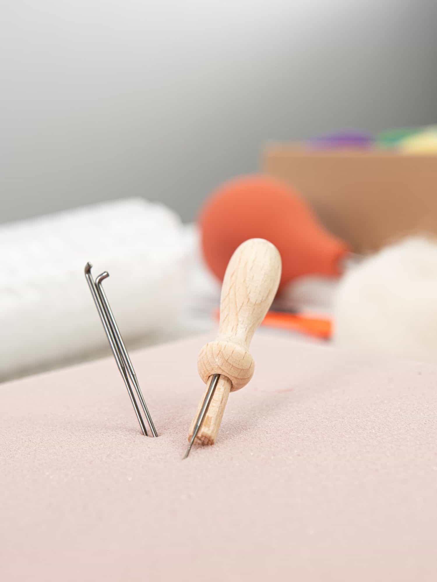 JAWSEU Filz Starter Set - Nadelfilz Wolle Mit Zubehör Für Anfänger & DIY Bastelprojekte