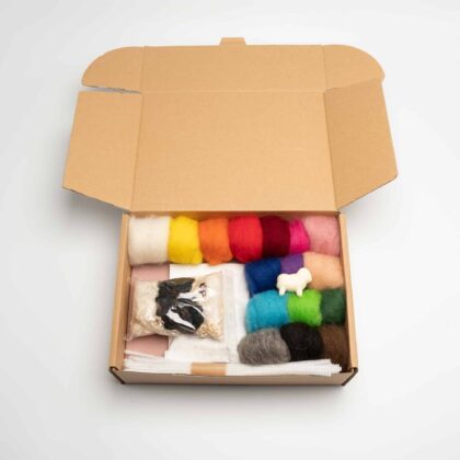 Trocken- und Nadelfilz Set – Filzpackerl