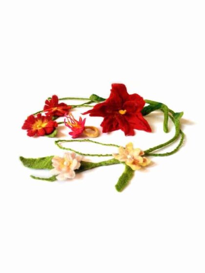 Filzblumen & Schmuck Filzset